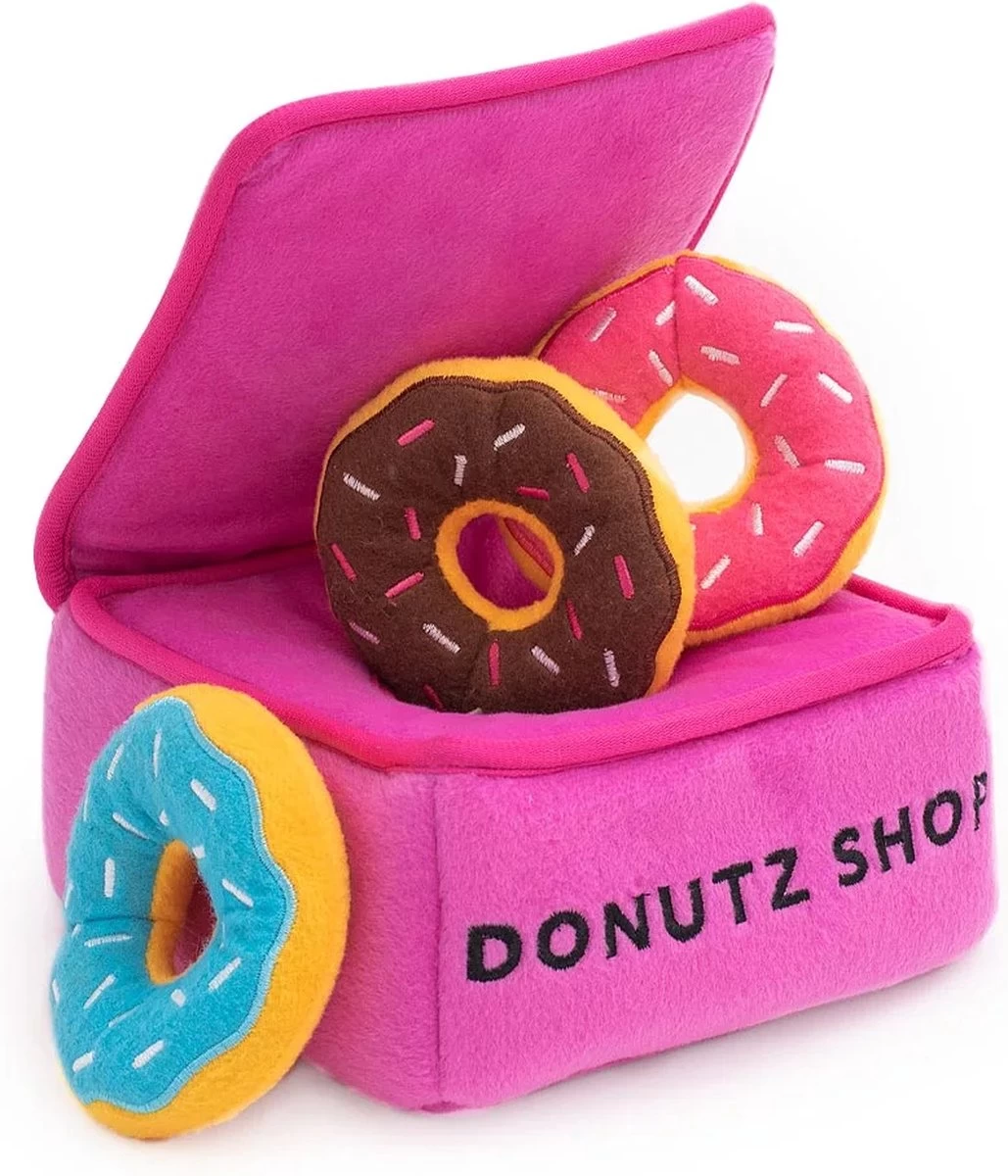 ZippyPaws-Zippy Burrow-Donutz Box-hondenspeelgoed-hondenpuzzel