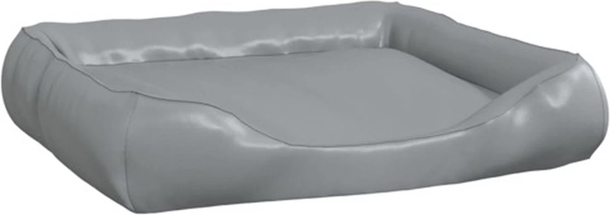 VidaXL Hondenmand 80x68x23 Cm Kunstleer Lichtgrijs